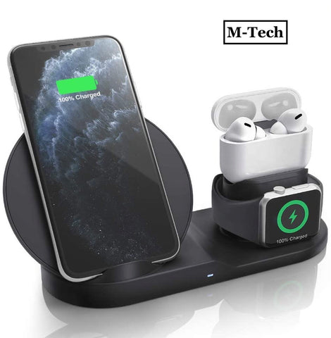 3 in 1 Wireless Charging Station/Stand for Apple - Marelli Emporio