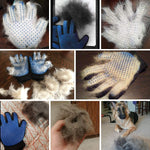 Example of real use (1-Pair) Pet Grooming Glove