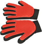 Red Pair (1-Pair) Pet Grooming Glove