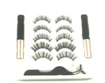 Magnetic Eyeliner and Lashes Kit, With Reusable Lashes [5 Pairs] - Marelli Emporio